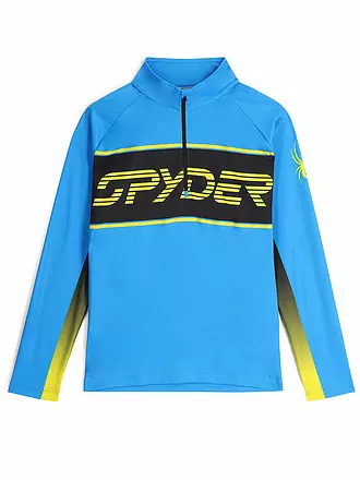 SPYDER | Camiseta interior con cremallera Paramount para hombre | blau